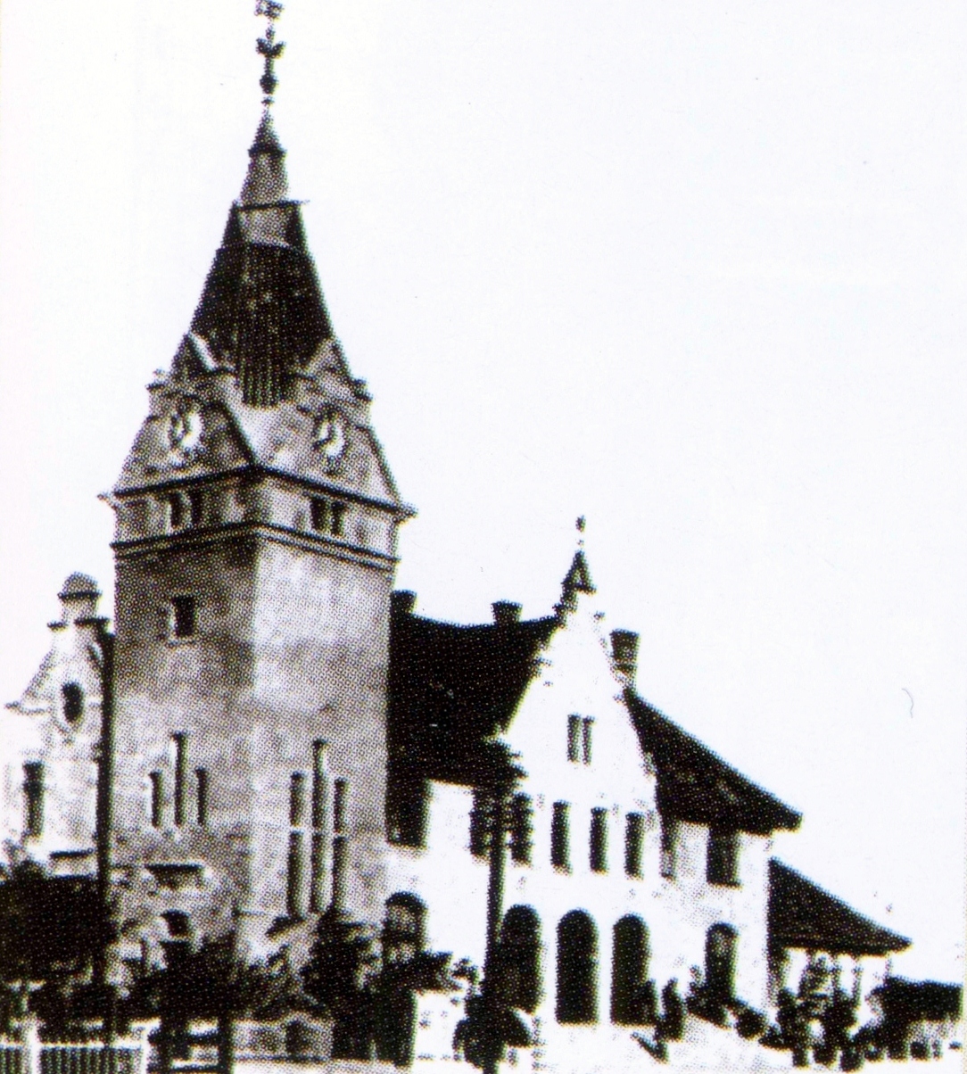 青岛站1901年历史照片