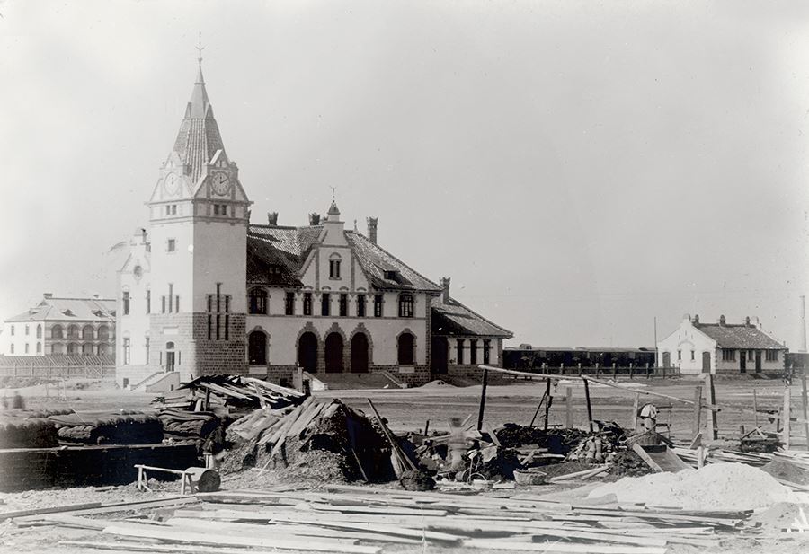 建成之初的青岛火车站（1901年）