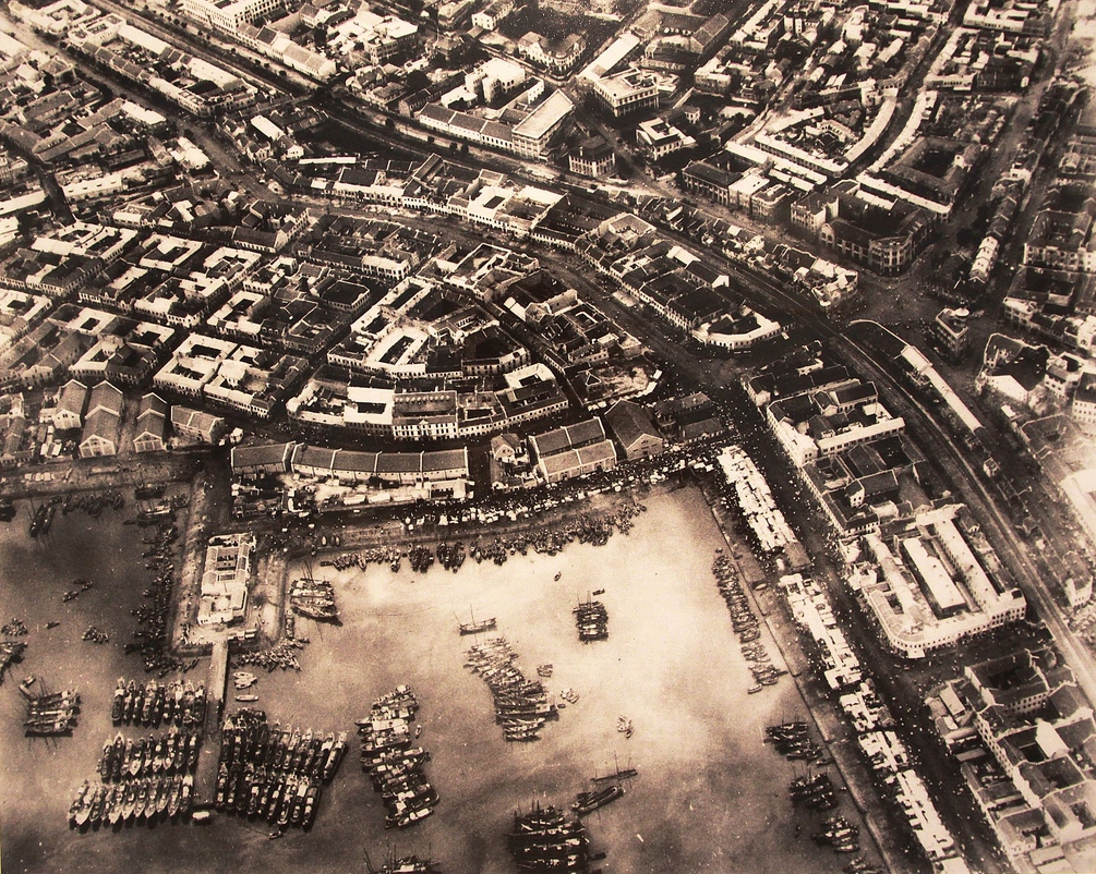 1945年美军航拍小港及周边