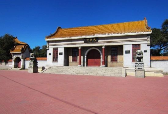 大乘寺山门正立面