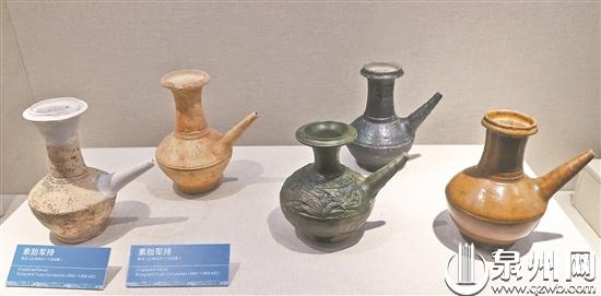 泉州古代外销陶瓷博物馆展出的磁灶窑产品