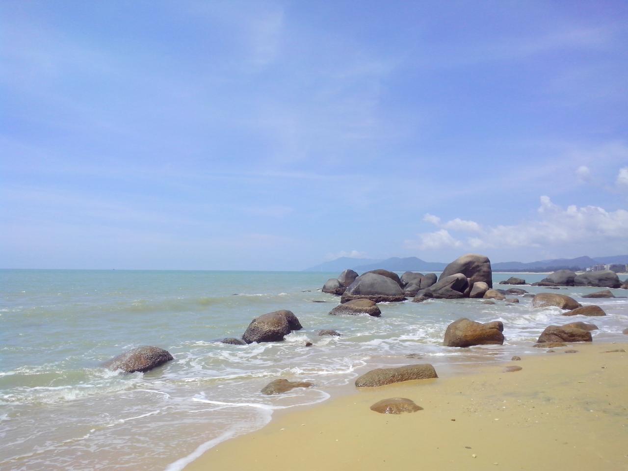 天涯海角海滩全景