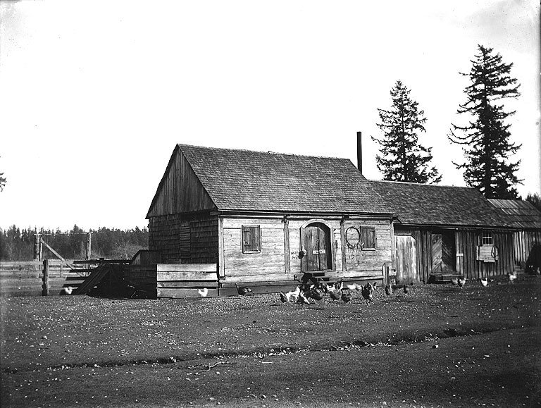 1907 年原址 Granary 木结构外观