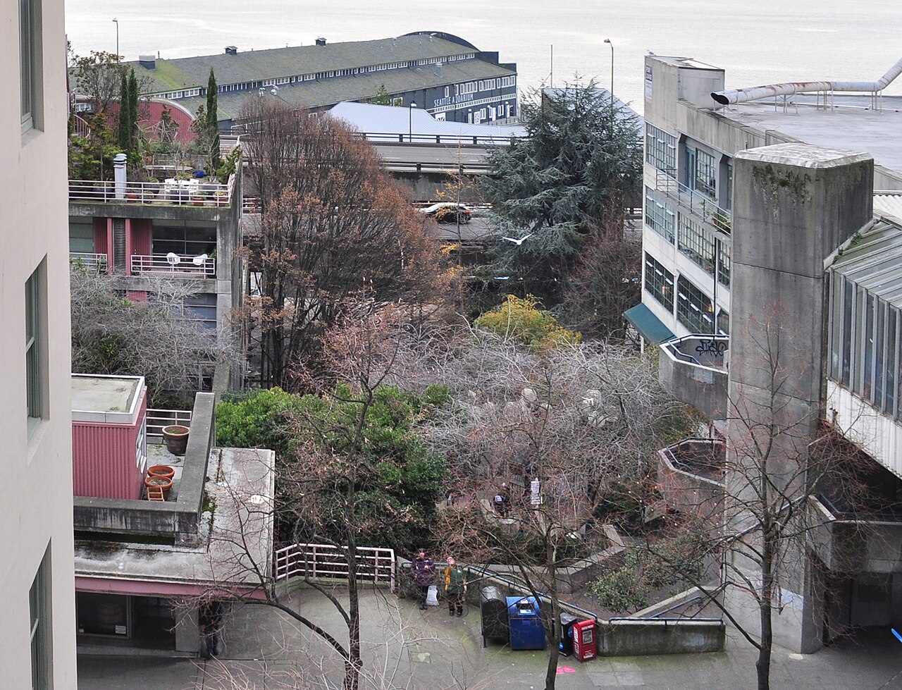 Pike Place Hillclimb 从上方俯瞰