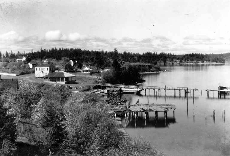 Steilacoom 海滨与码头，1898 年 4 月 28 日