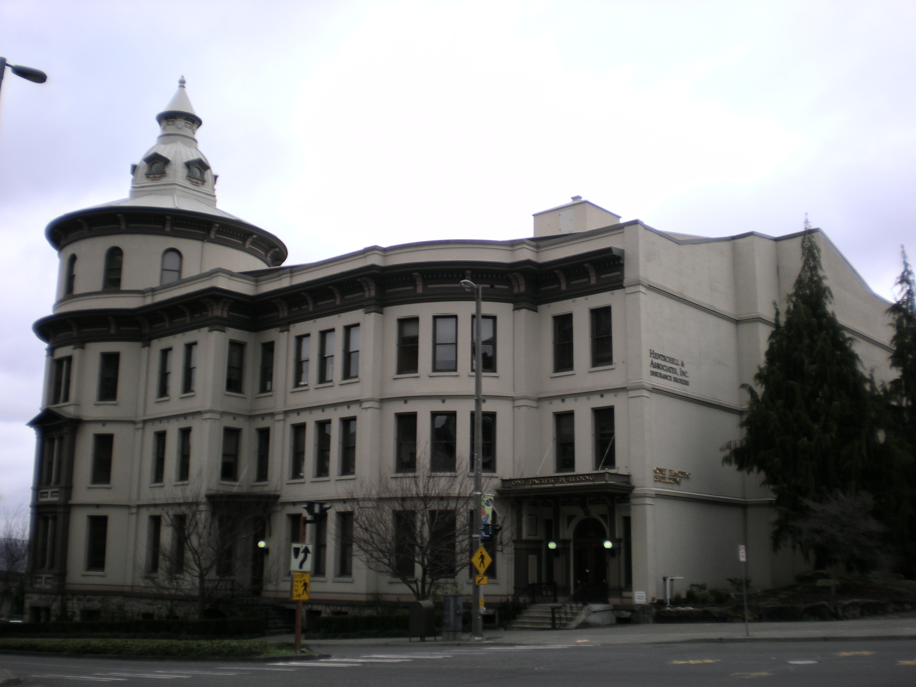Northern Pacific Office Building (621 Pacific Avenue, Tacoma) 西立面与圆塔