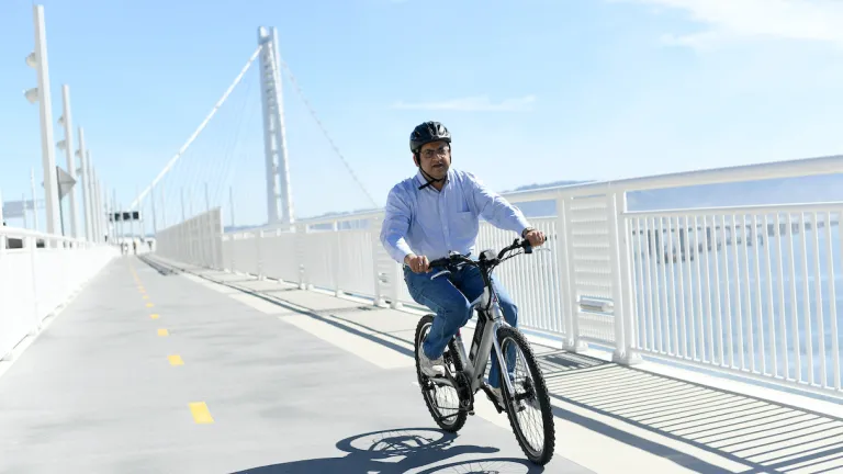 Bay Bridge 东段自行车道