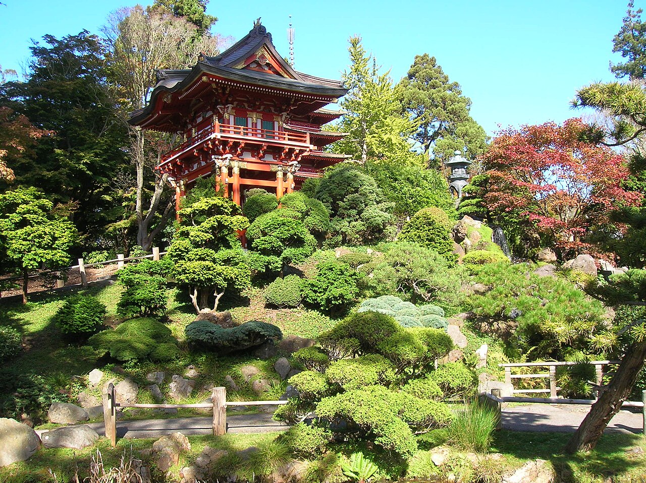 Five-story pagoda at Japanese Tea Garden