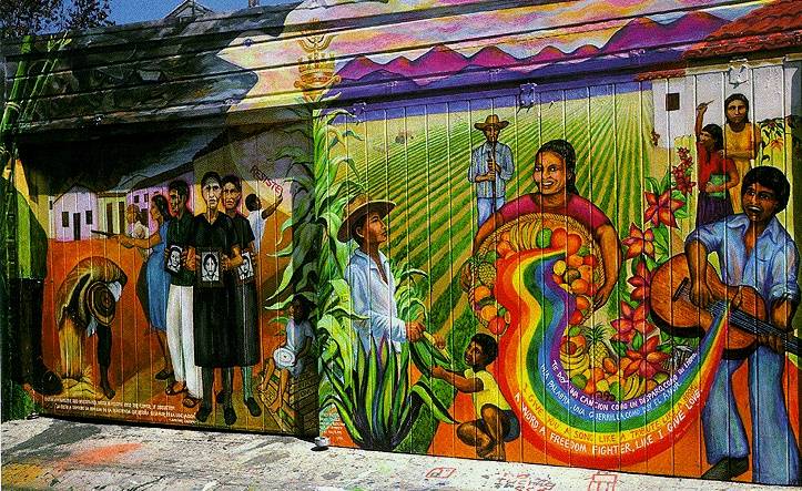 Balmy Alley 壁画 "Culture Contains the Seed of Resistance"