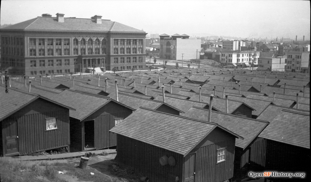 Dolores Park cottage camp, 1907