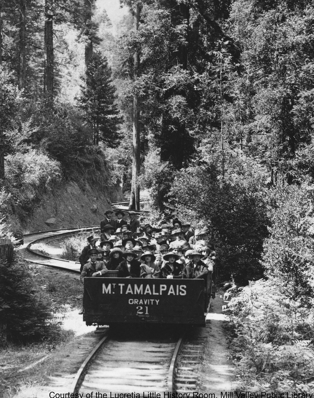 Mount Tamalpais 重力缆车历史照片