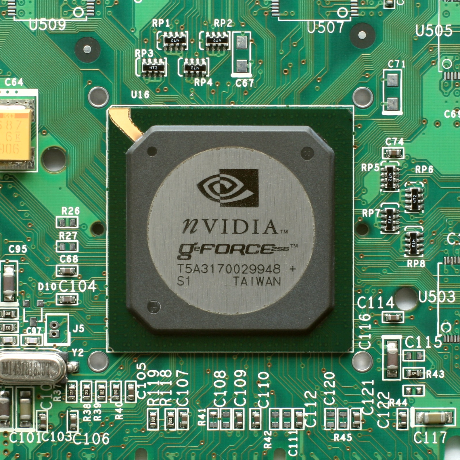 GeForce 256 显卡，1999 年