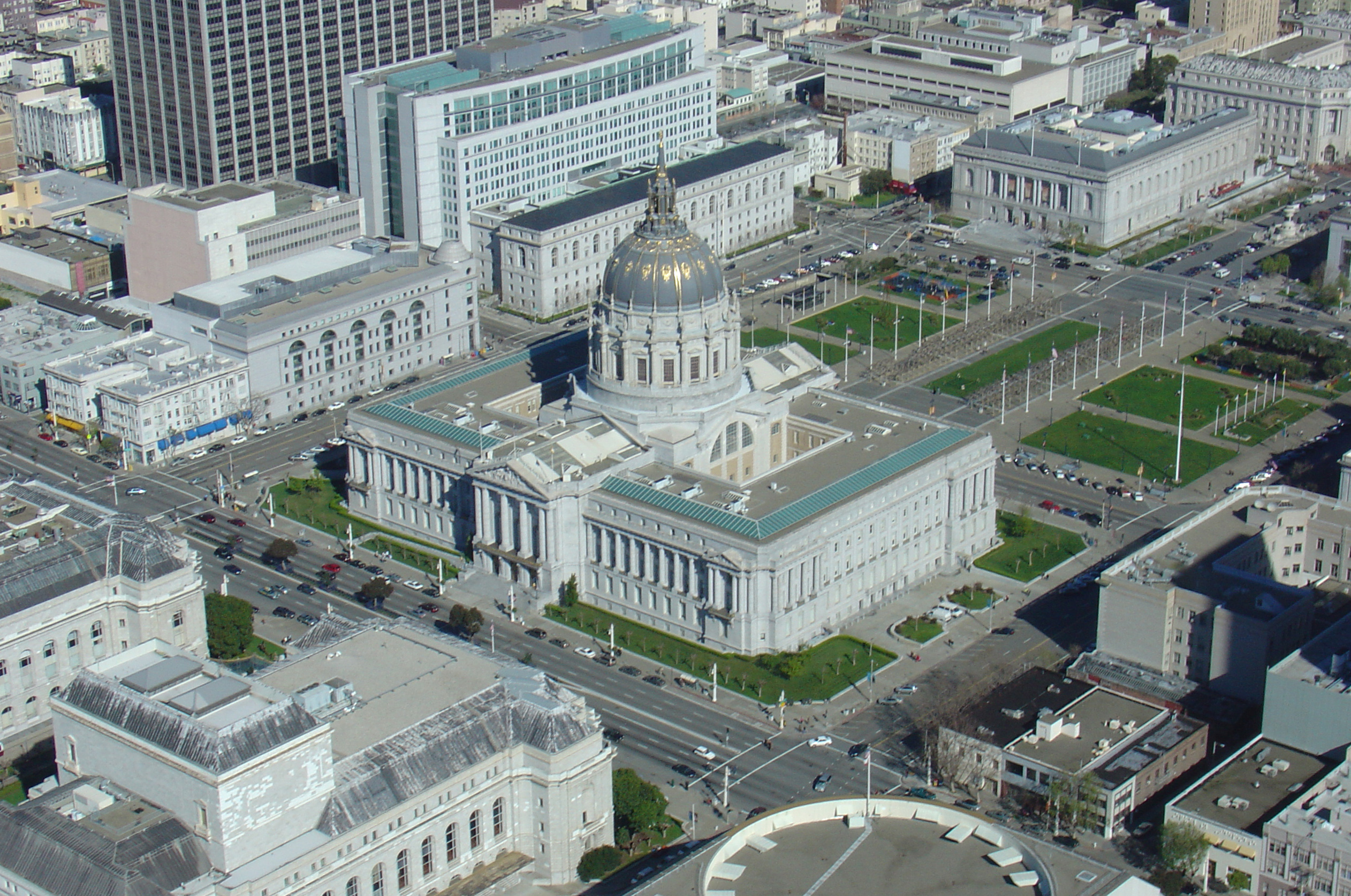 Civic Center 航拍全景