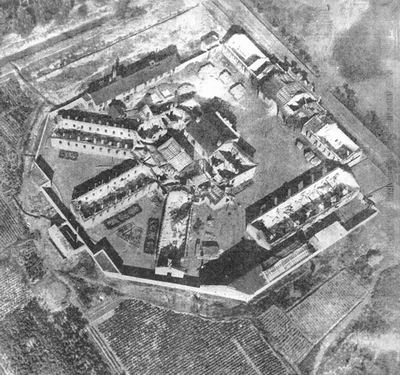 1931年日军炮火破坏后的北大营鸟瞰