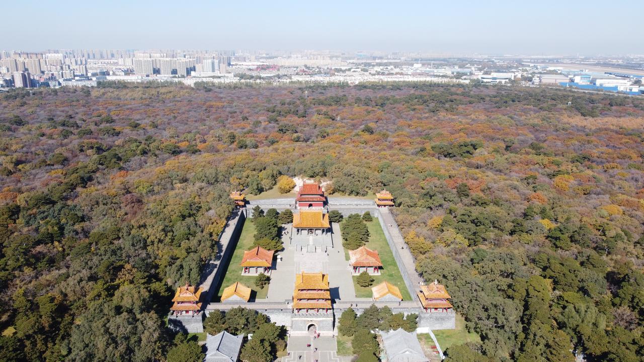 从航拍看昭陵与沈阳城市的关系