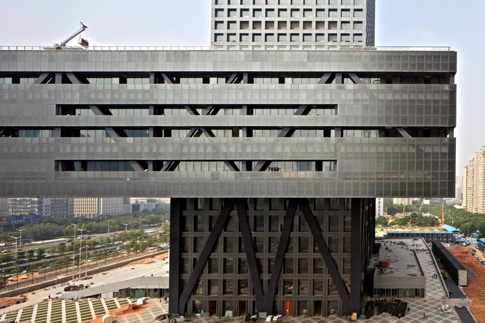 深交所悬浮基座整体外观