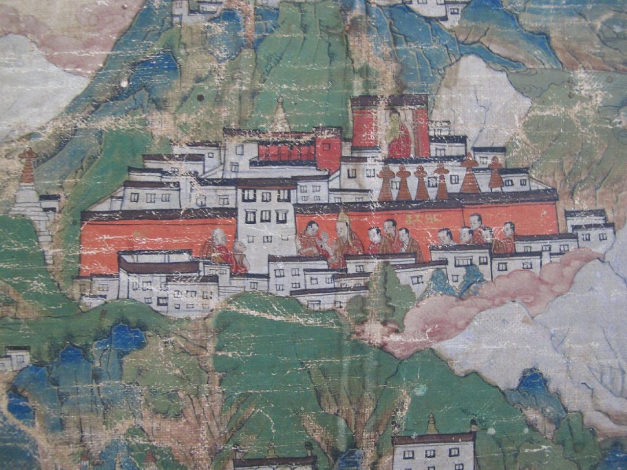 纳塘寺建筑群远景