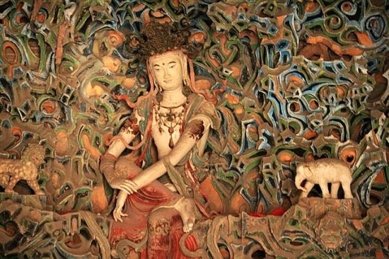 隆兴寺倒坐观音像：被誉为"东方美神"的宋代彩塑