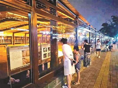 正定开元寺南广场遗址玻璃幕墙