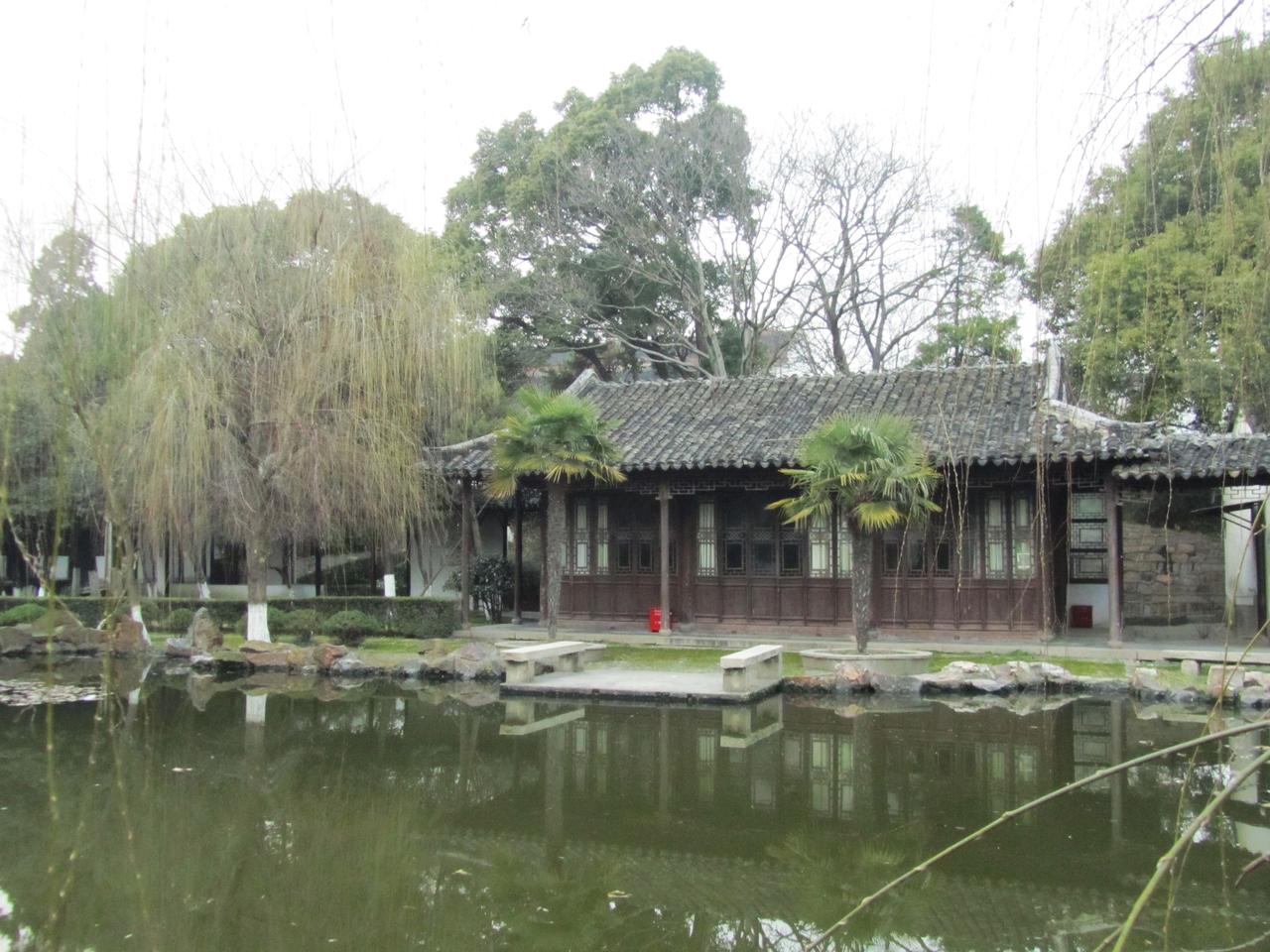 可园博约楼，两层藏书楼，原藏八万卷