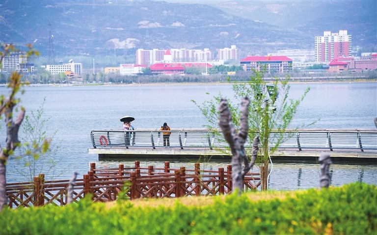 晋阳湖公园东岸景观