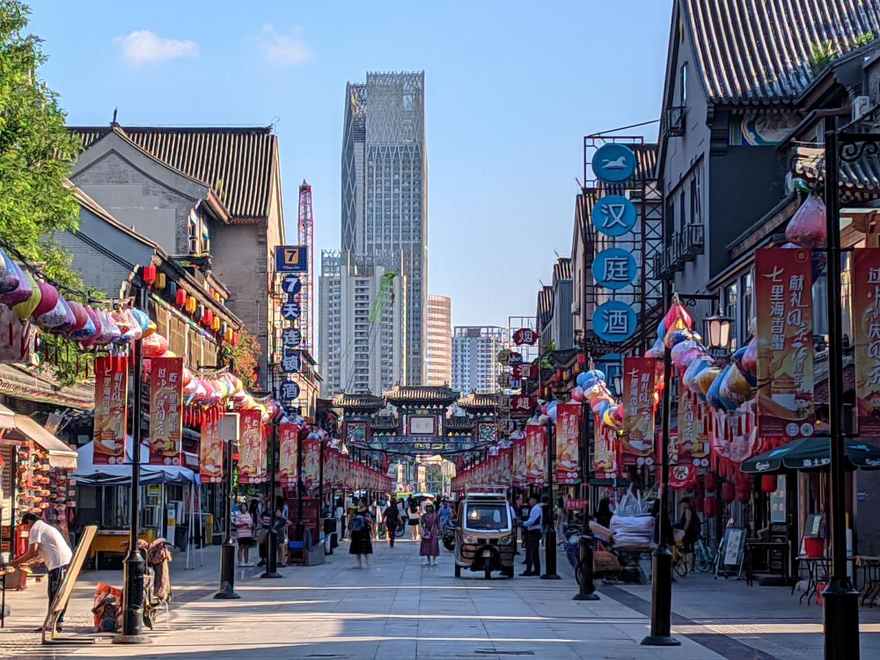 鼓楼商业街仿古立面