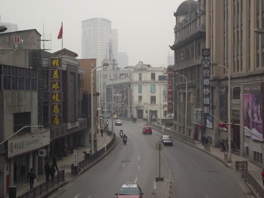 中山大道街景：近代汉口最繁华的商业干道