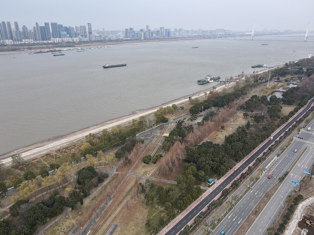 武昌北站战备码头旧址全景