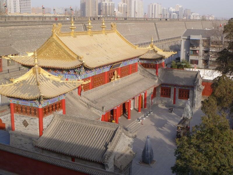 含元殿遗址俯瞰：大明宫国家遗址公园的核心遗迹