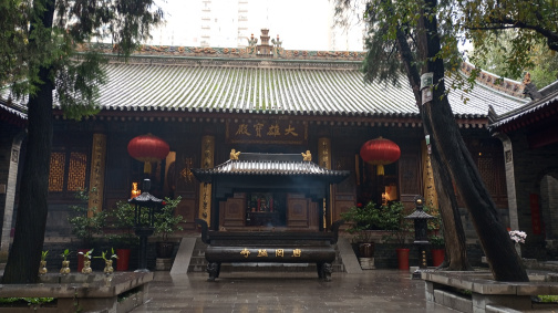 罔极寺大雄宝殿外观