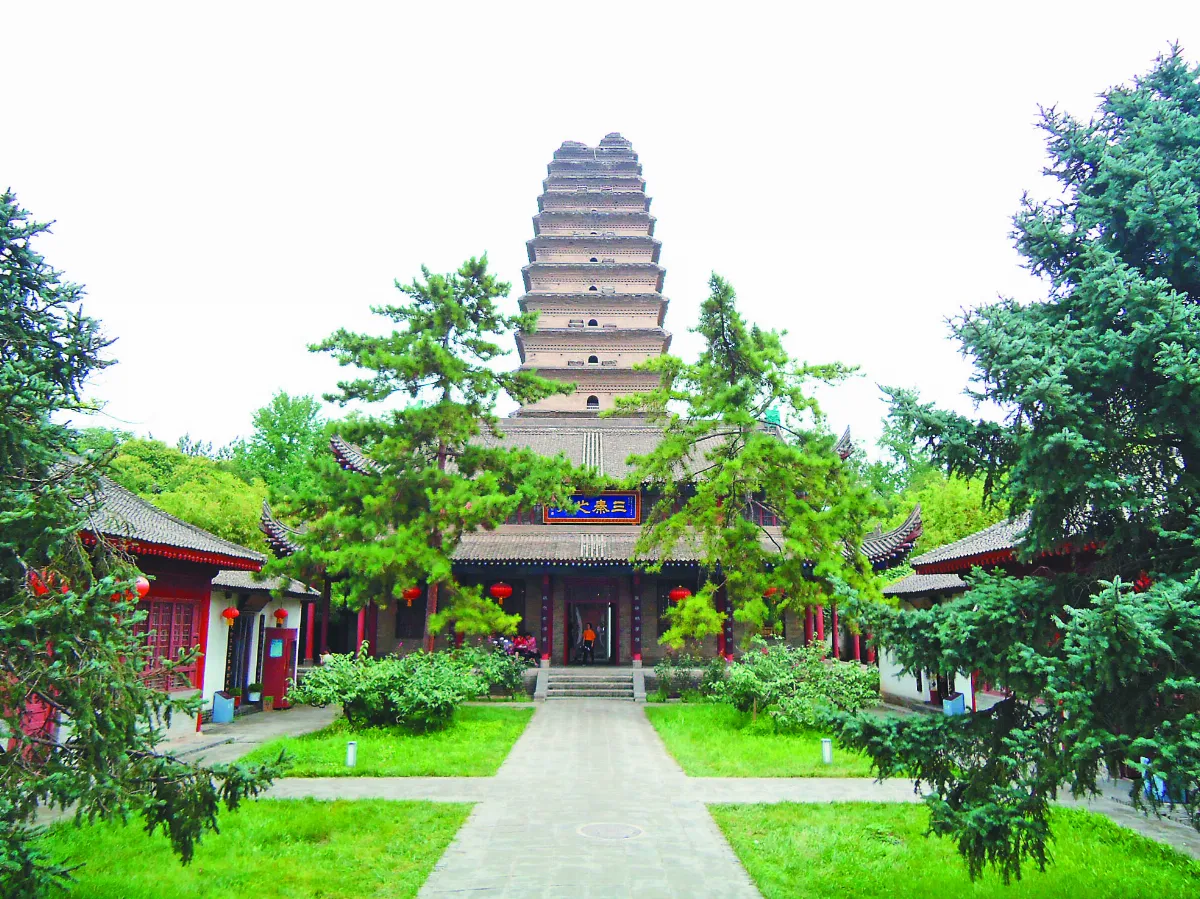 荐福寺与小雁塔,古塔与寺院建筑群