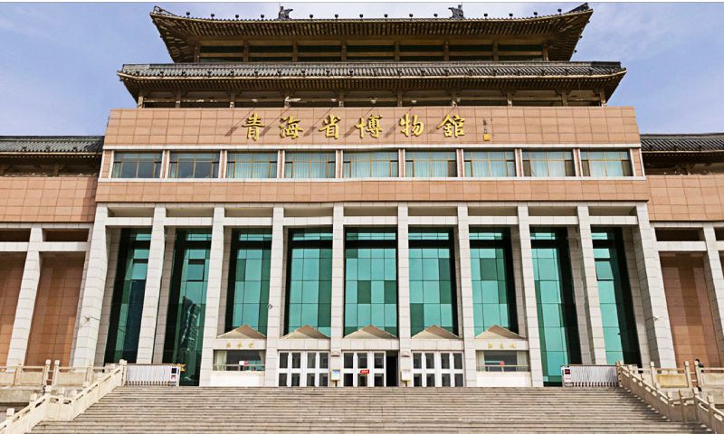 西宁市博物馆展厅内景,城市变迁展览