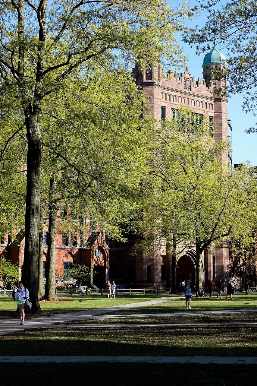 Phelps Gate at Yale, the arched entrance through Phelps Hall connecting College Street to the Old Campus courtyard