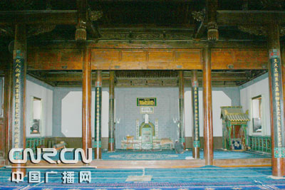 同心清真大寺礼拜大殿内景