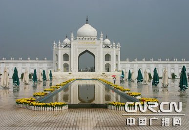 回族博物院"回"字形建筑与中央轴线