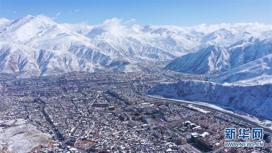 扎西科片区重建住宅排列