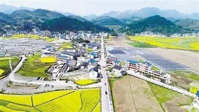 花茂村的田园风光