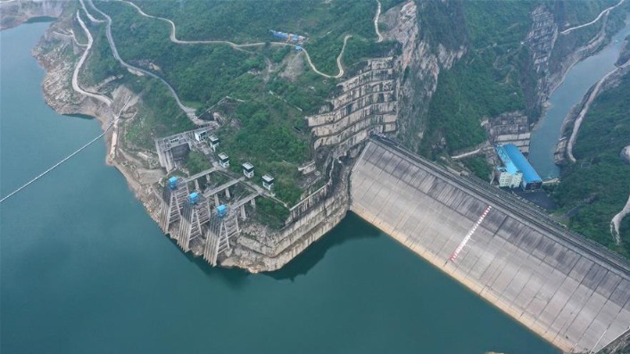 乌江渡水电站全景